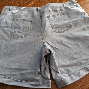 Woman Within Stretch Denim Shorts